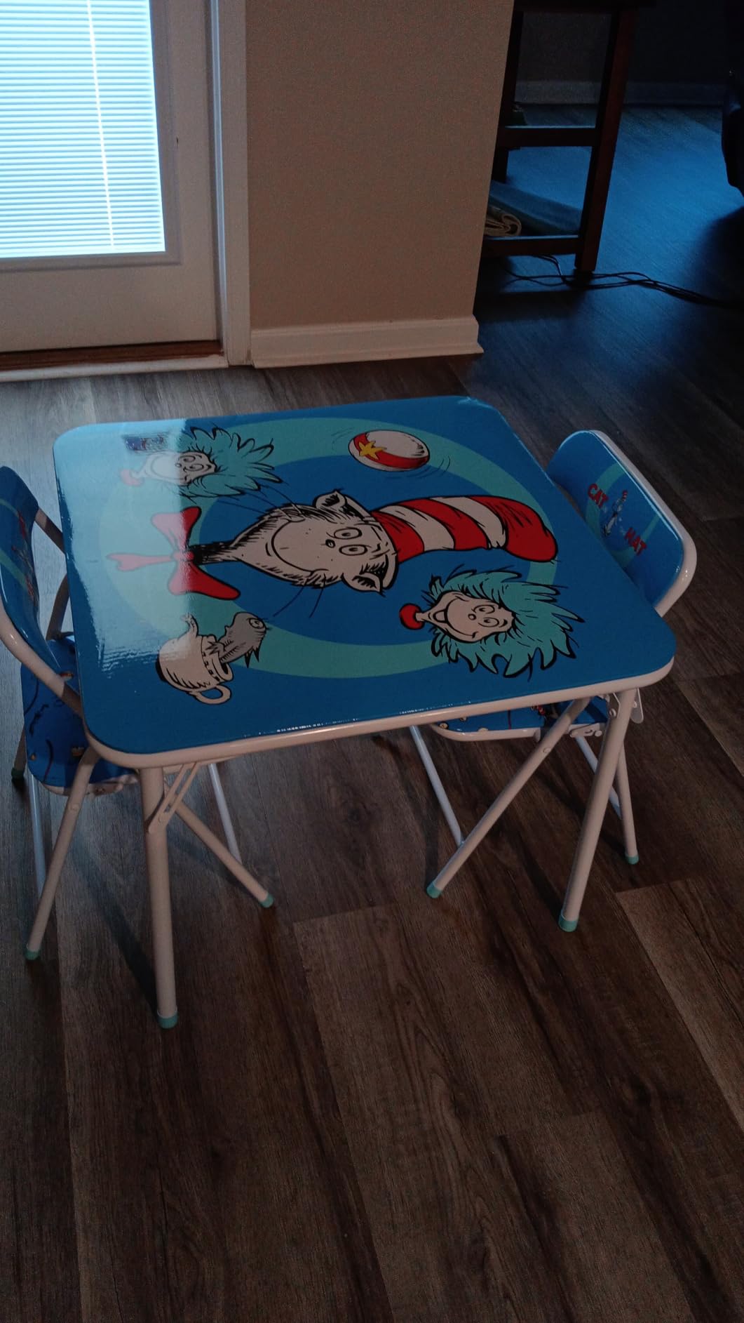 Disney Stitch Kids Activity Table and Chair Set, 3-Piece Folding Toddler Table with 2 Chairs, Padded Seats, Durable Frame for Play, Crafts & Snacks customer photo 2