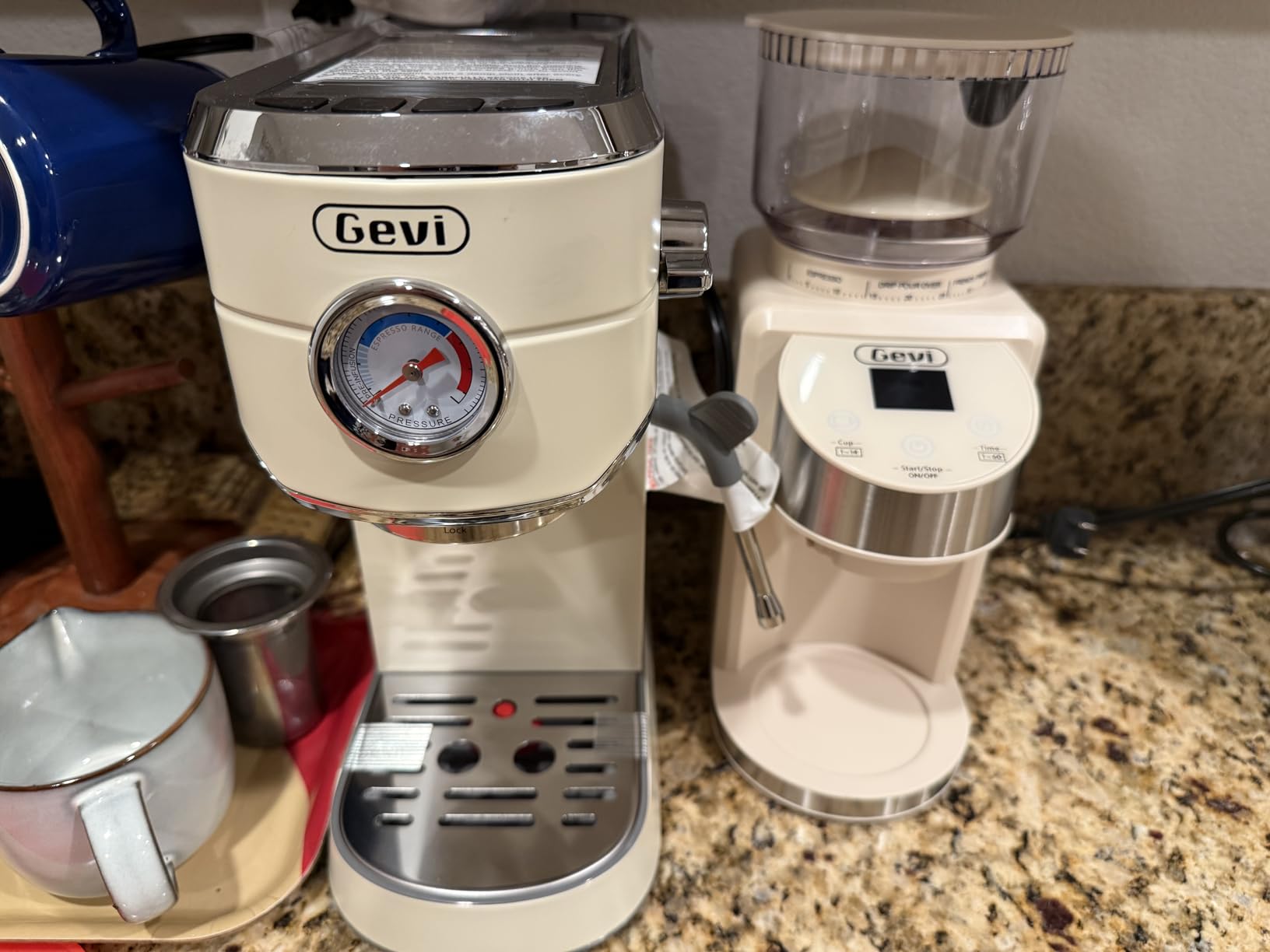 Gevi 20 Bar Espresso Machine with Conical Burr Anti-Static Coffee Grinder customer photo 1