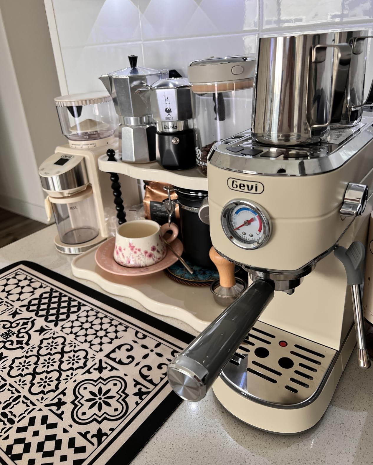 Gevi 20 Bar Espresso Machine with Conical Burr Anti-Static Coffee Grinder customer photo 2