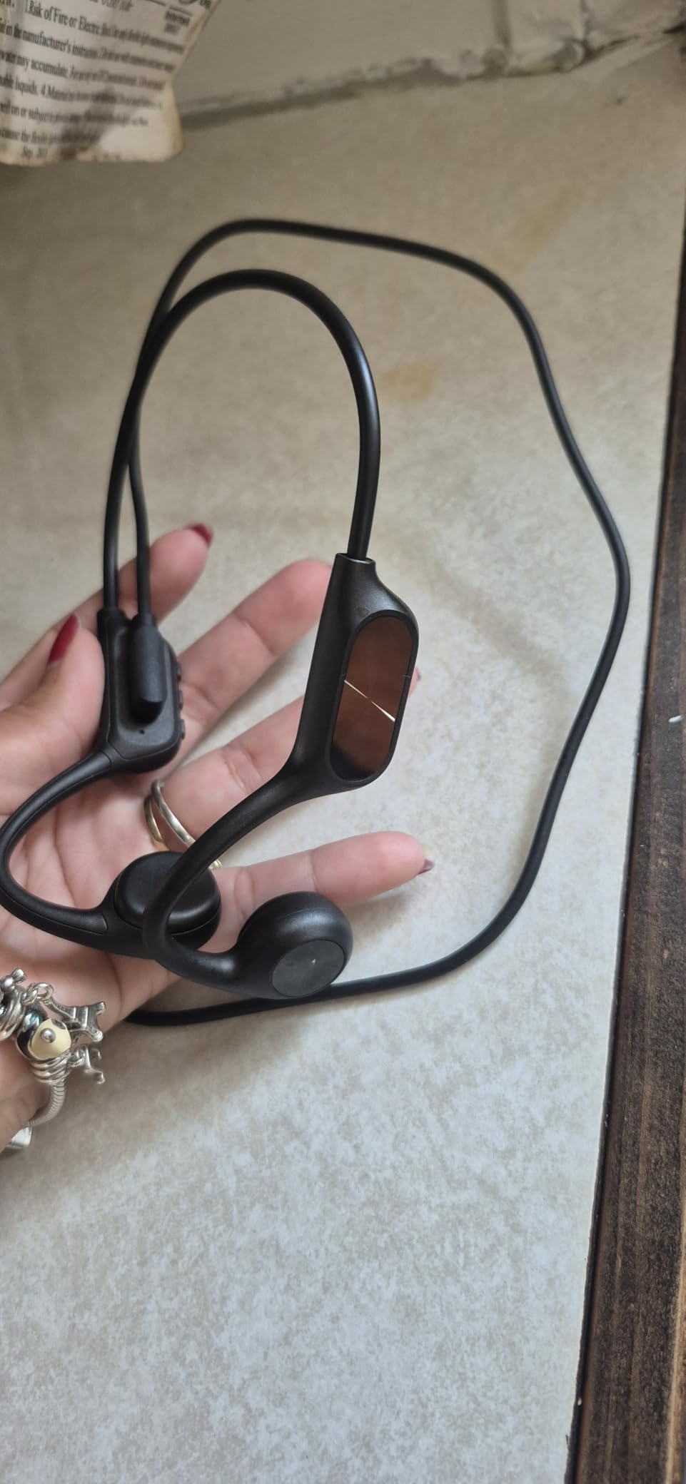 Bone Conduction Headphones for Swimming, Waterproof Swimming Headphones customer photo 2