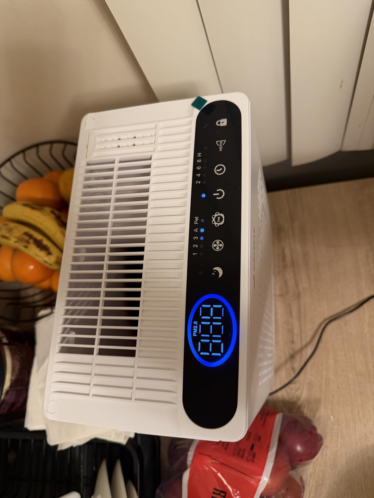 DAYETTE Air Purifiers for Home Large Room Up to 2400 Ft² with HEPA 14 Filter, Pet Air Purifier with Washable Prefilter for Bedroom with Fragrance, Air Cleaner for Smoke Dust Pets Hair Odor, White customer photo 1