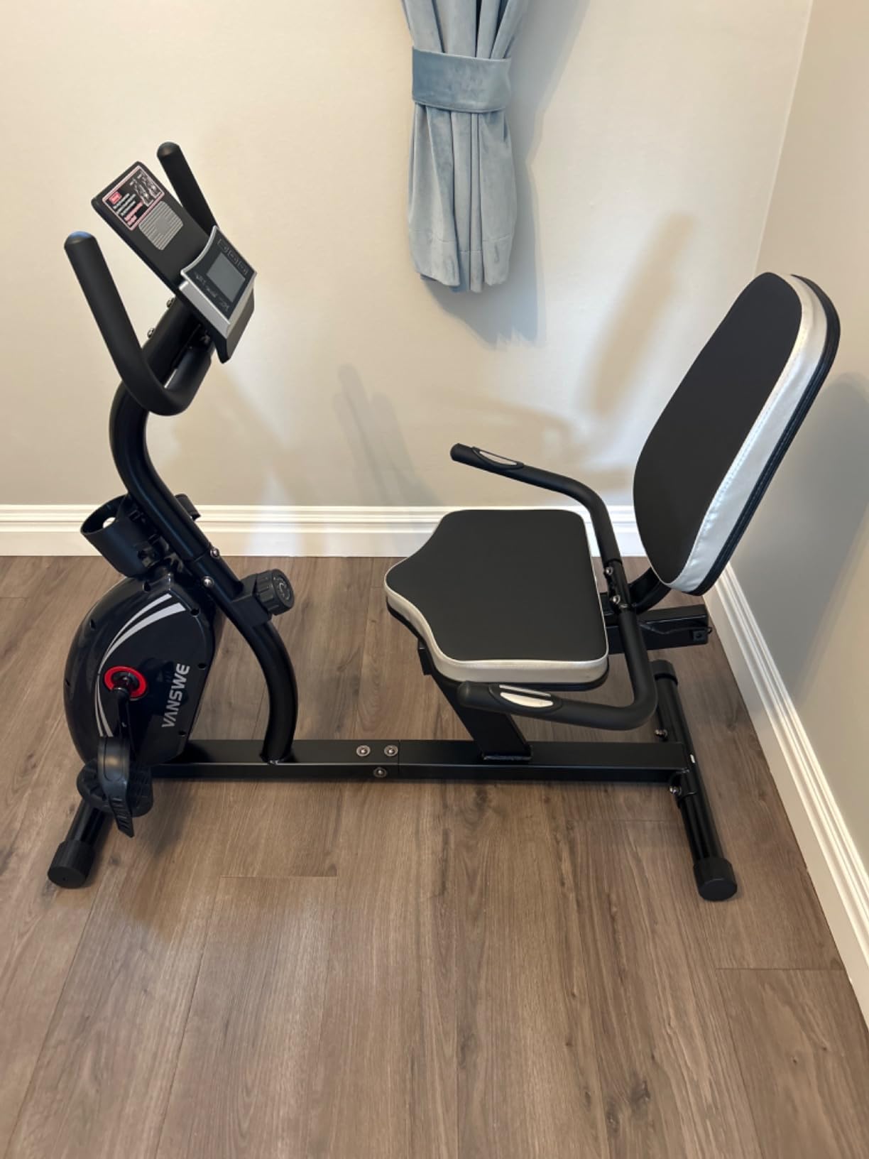 VANSWE Recumbent Exercise Bike for Home Seniors with 380 LB Weight Capacity customer photo 2