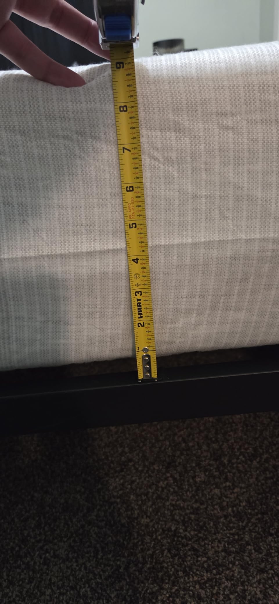 Springfit 500 lbs Supporting Heavy Duty Mattress for Big and Tall People, 10 Inch King Size Hybrid Mattress, Reinforced Coil System, Pressure Relief, Fiberglass-Free, CertiPUR-US Mattress in a Box customer photo 1