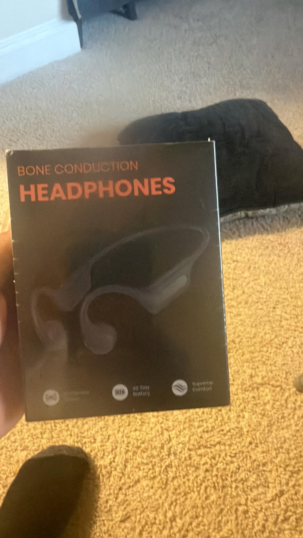 New Bone Conduction Headphones Bluetooth 6.0 Open Ear Headphones with Mic, Balanced Audio, Reduced Sound Leakage, IP54 Waterproof Secure Fit, Wireless Sports Headphones for Running, Workout & Cycling customer photo 1