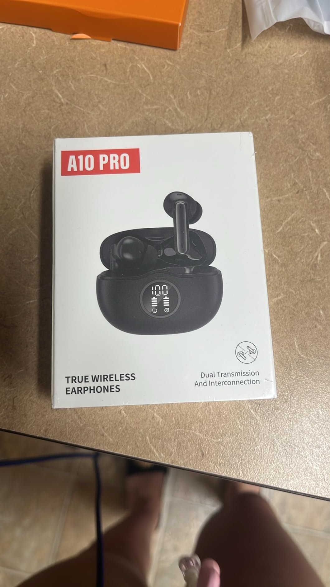 Wireless Earbuds, Bluetooth 5.3 Headphones HiFi Stereo 50H Playback LED Digital Display Ear Buds with ENC Noise Canceling Headset, IPX7 Waterproof Earphones for Gym/Running/Work(Black) customer photo 1