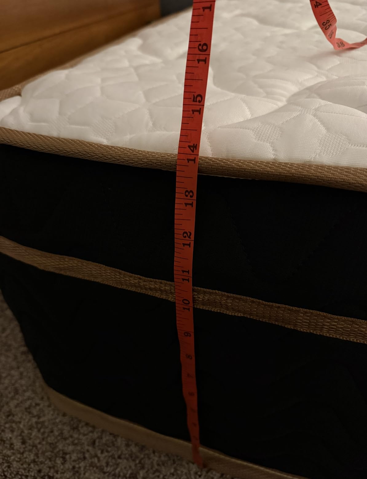 Firm Queen Mattress 14 Inch, Luxury Hotel Cooling Hybrid Mattress in a Box customer photo 2