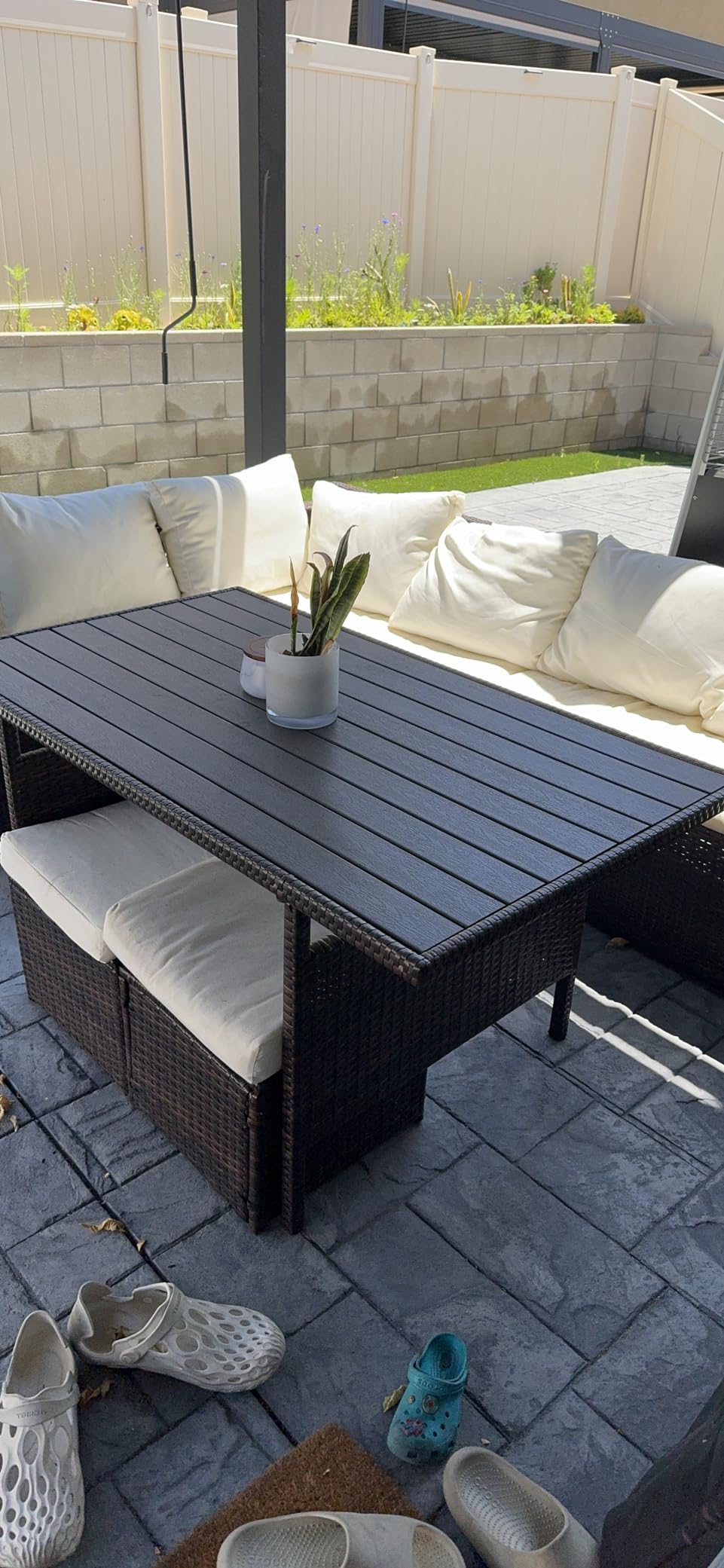 Wisteria Lane 7 Piece Patio Furniture Set, Patio Sectional for All Weather customer photo 1