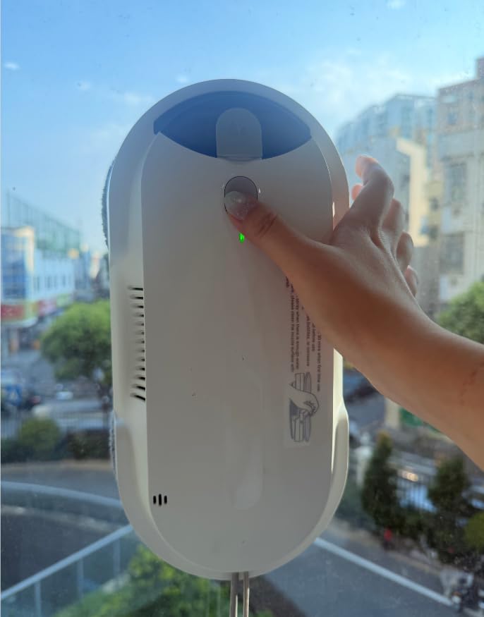 Window Cleaning Robot - Double Helix 4800-6400Pa Suction, (White) customer photo 2