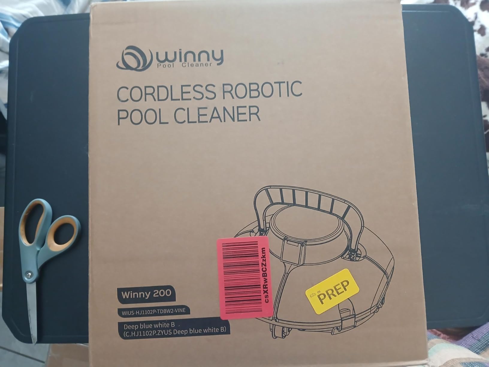 Winny Pool Cleaner Cordless Pool Vacuum Robot for Above Ground Pool customer photo 1