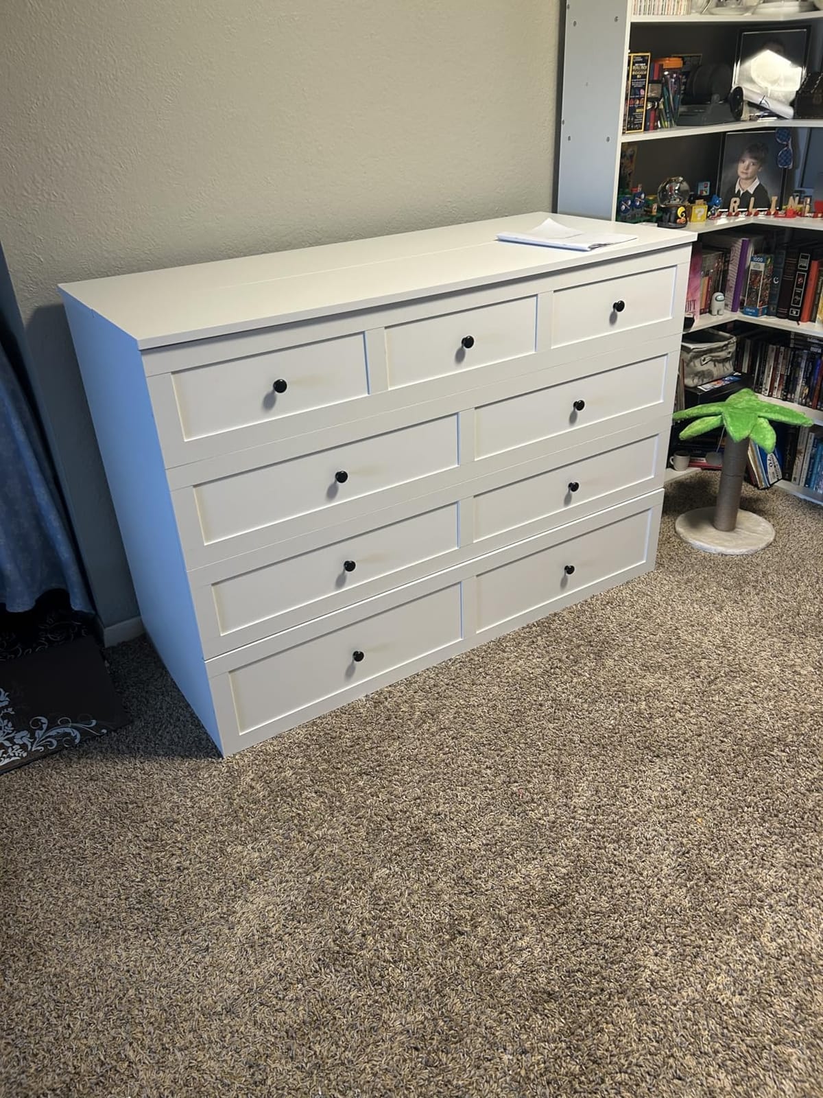 LIVAUVEAD Murphy Bed Full, Murphy Bed Cabinet with Headboard, White customer photo 2