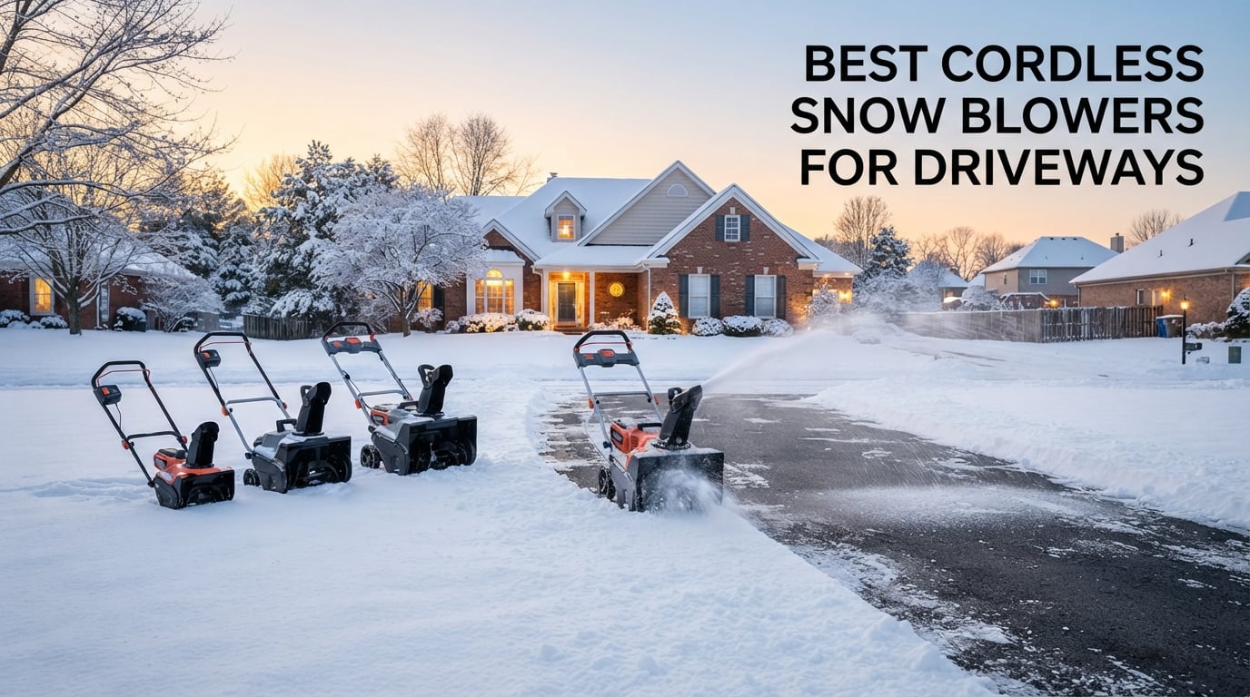 Best Cordless Snow Blowers for Driveways