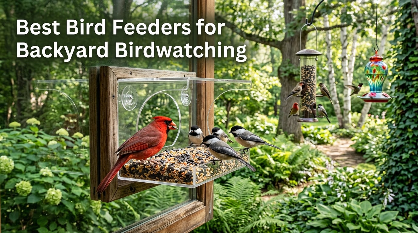 Best Bird Feeders for Backyard Birdwatching