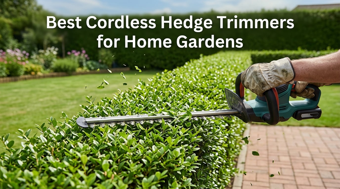 Best Cordless Hedge Trimmers for Home Gardens
