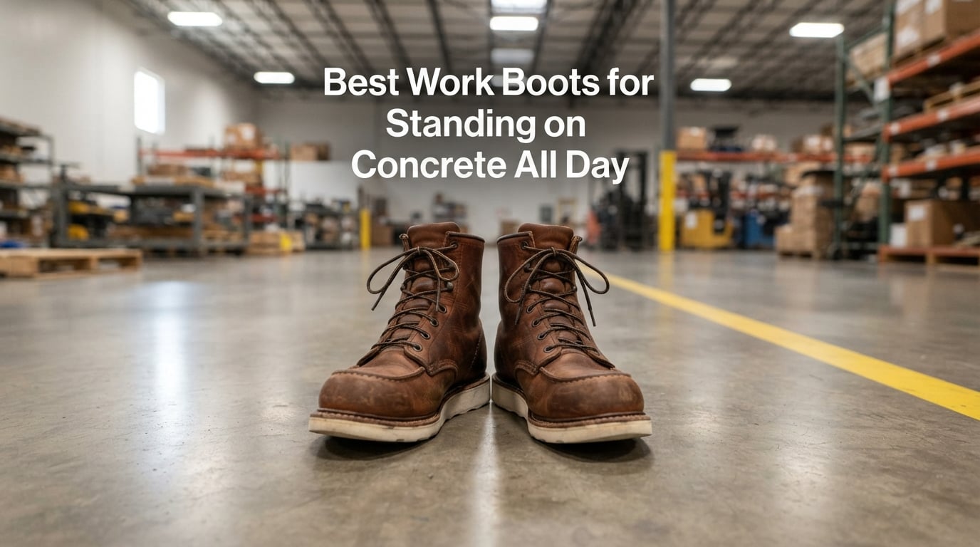 Best Work Boots for Standing on Concrete All Day
