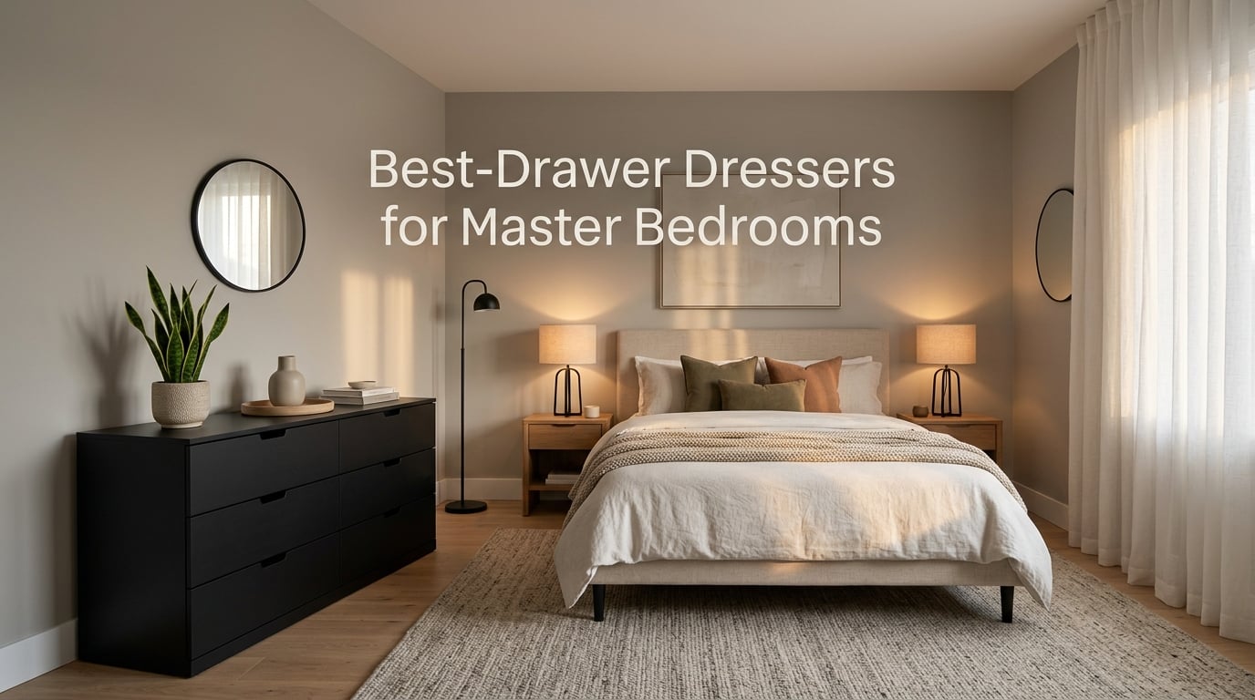 Best 6-Drawer Dressers for Master Bedrooms