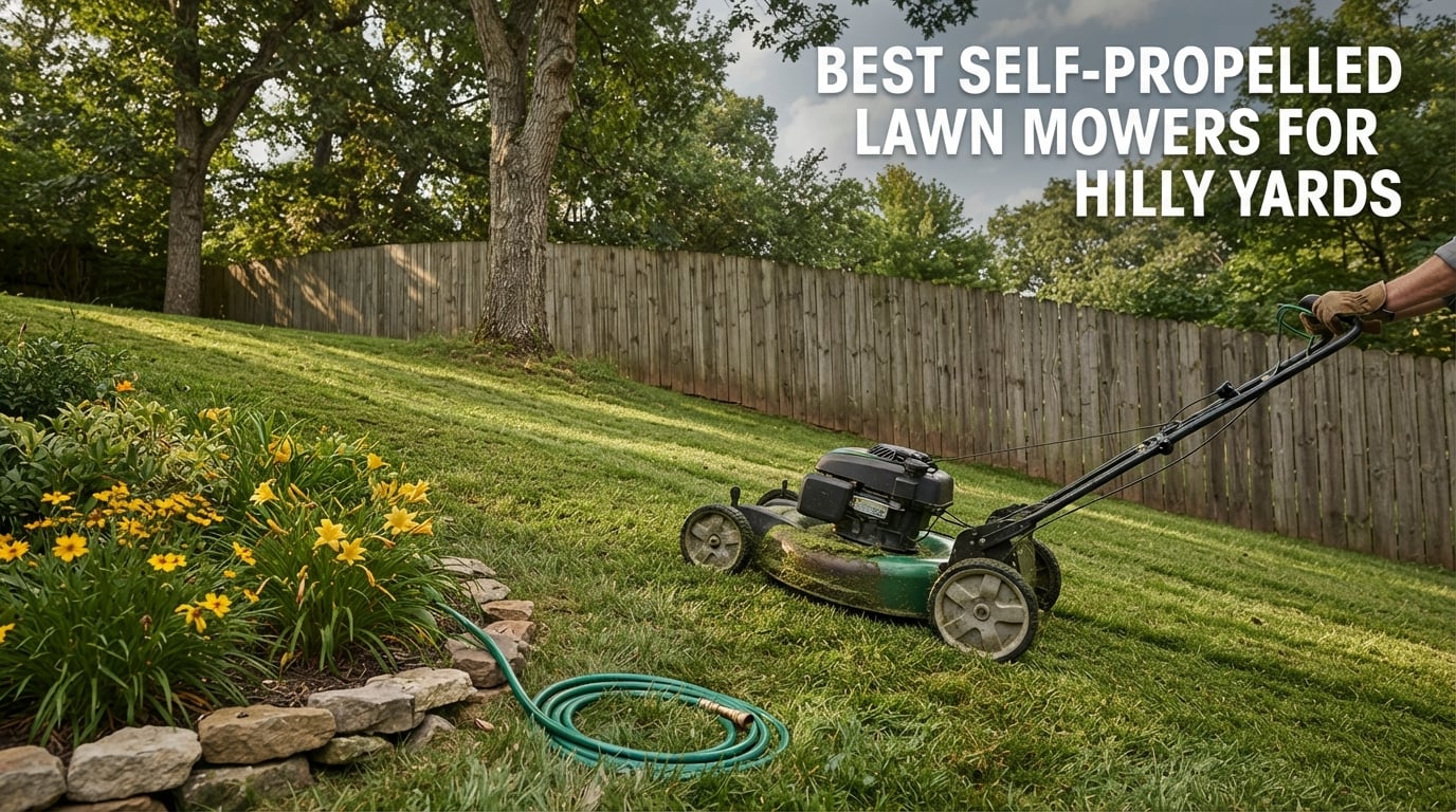 Best Self-Propelled Lawn Mowers for Hilly Yards
