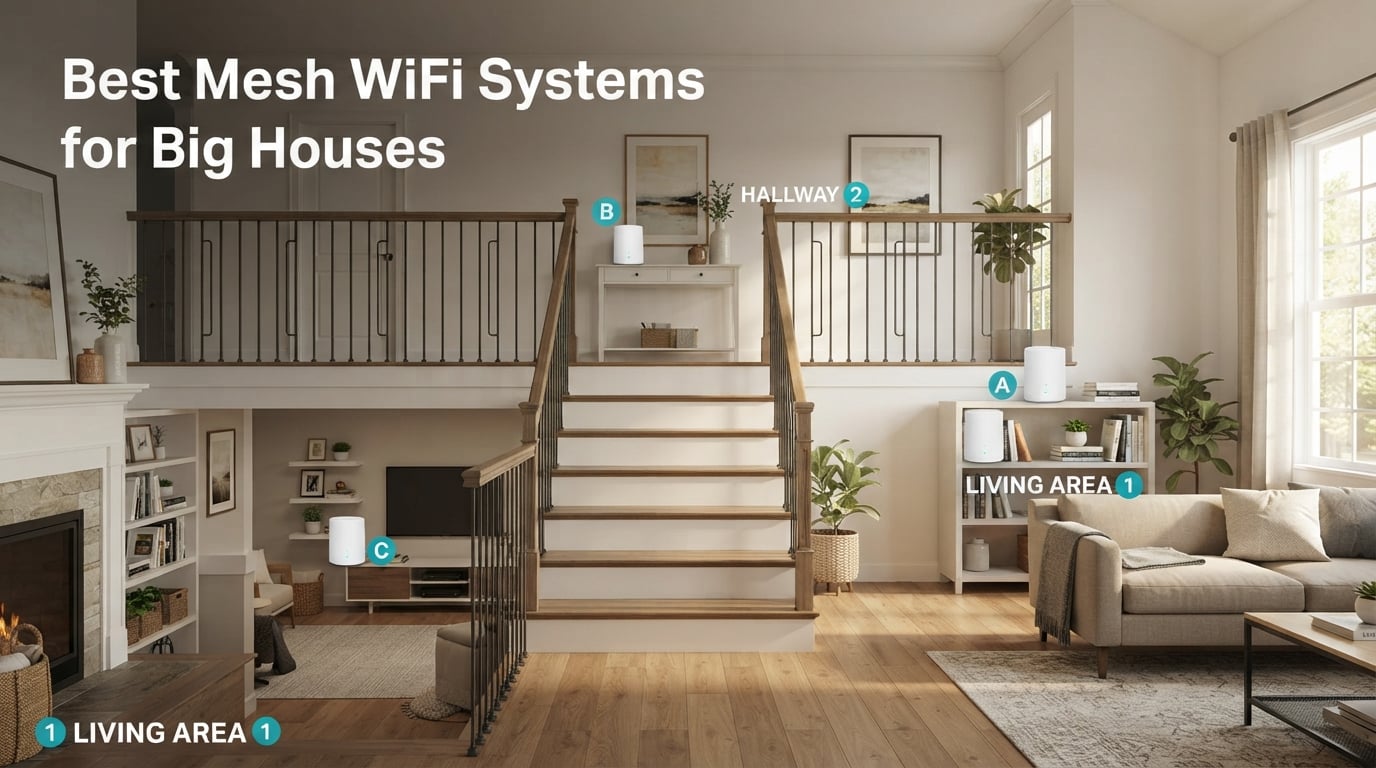 Best Mesh WiFi Systems for Big Houses