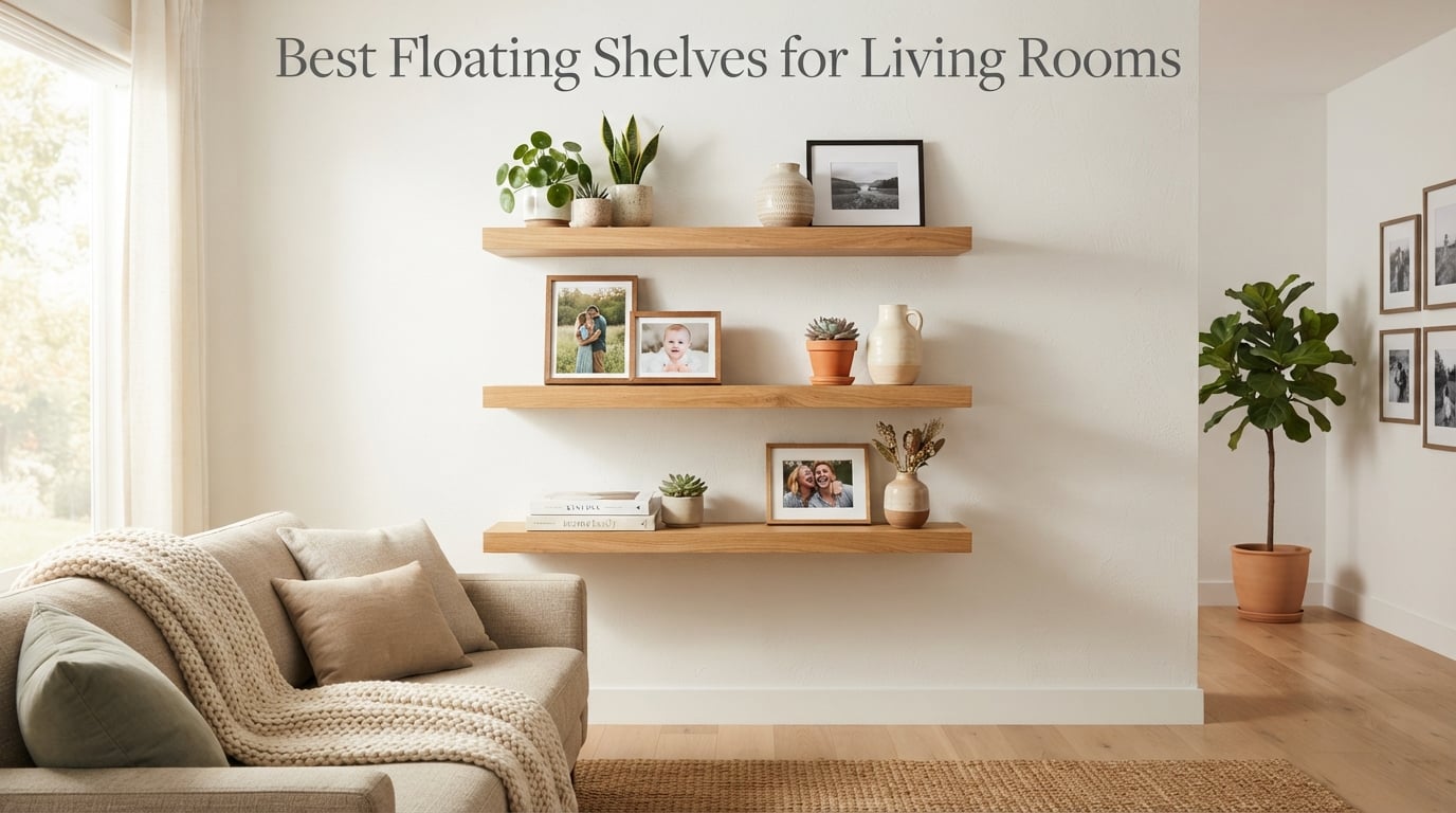 Best Floating Shelves for Living Rooms