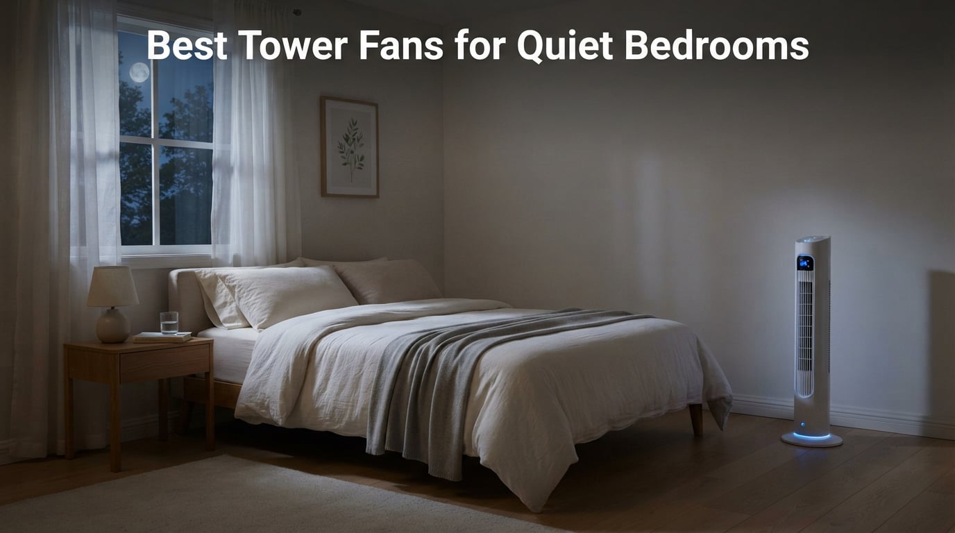 Best Tower Fans for Quiet Bedrooms