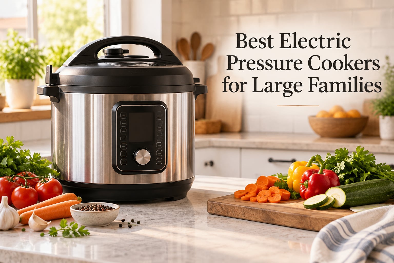 Best Electric Pressure Cookers for Large Families