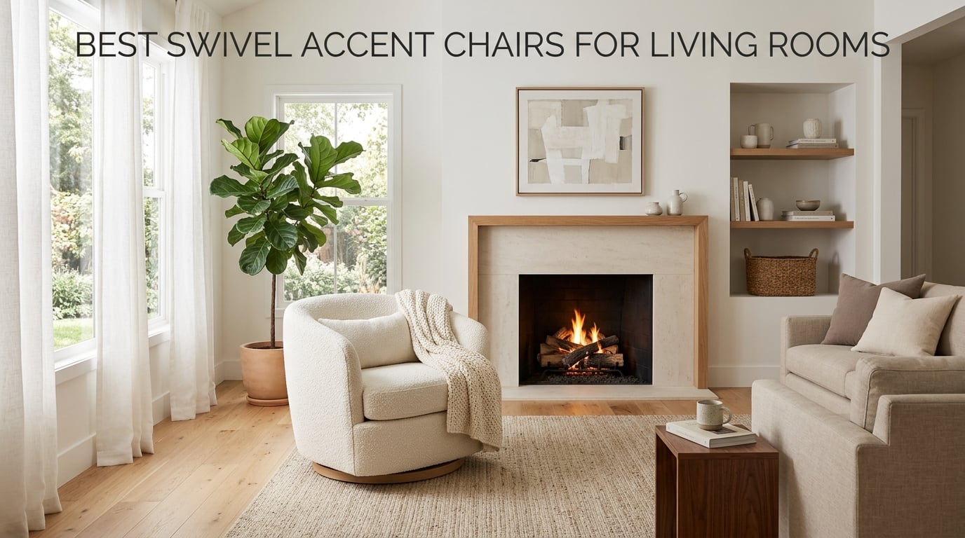 Best Swivel Accent Chairs for Living Rooms