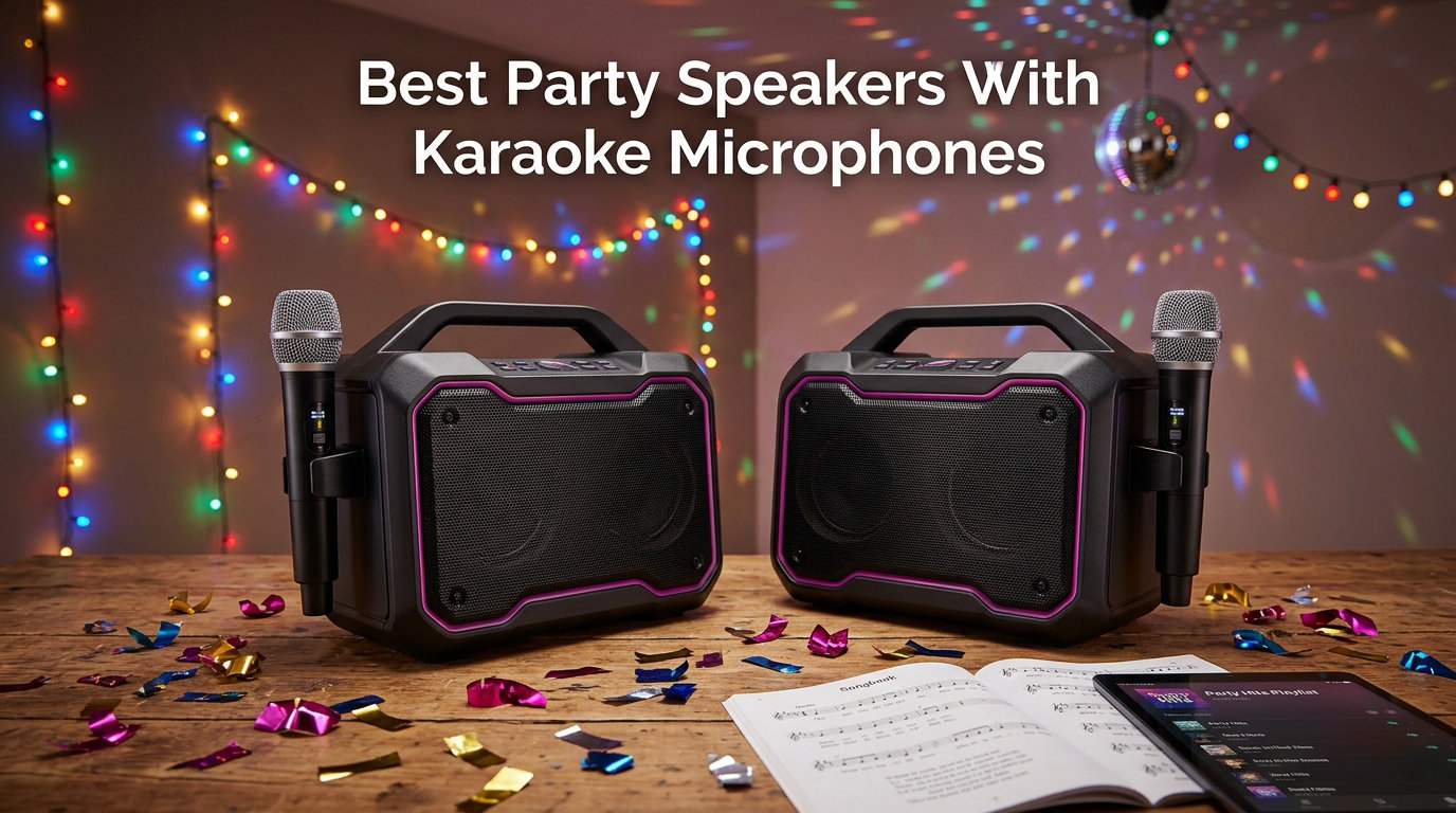Best Party Speakers With Karaoke Microphones