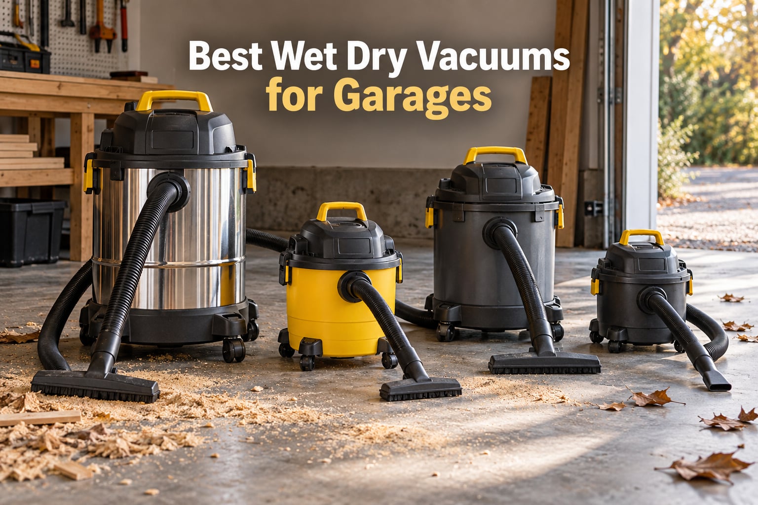 Best Wet Dry Vacuums for Garages