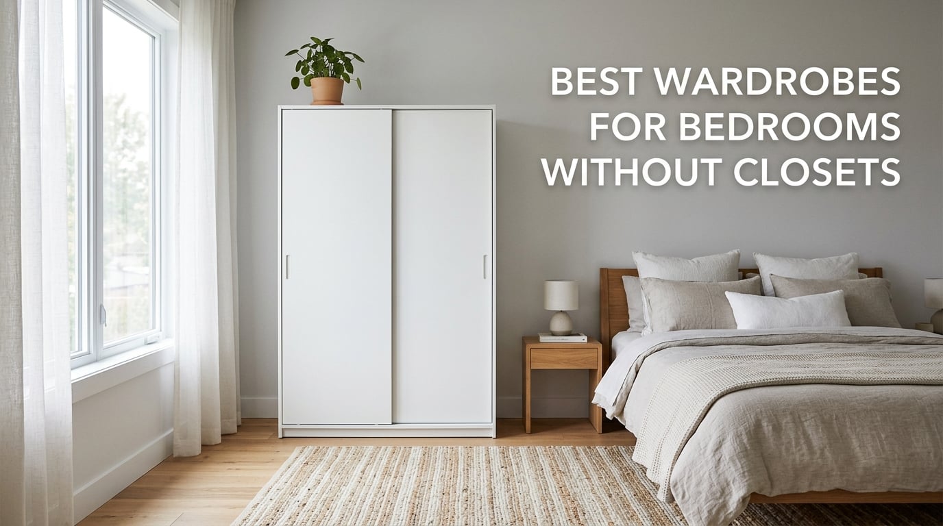 Best Wardrobes for Bedrooms Without Closets