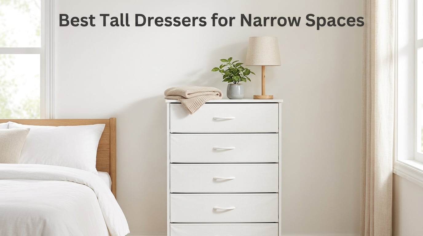 Best Tall Dressers for Narrow Spaces
