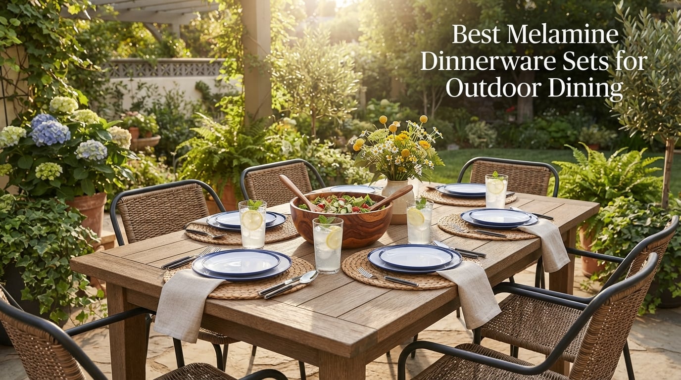 Best Melamine Dinnerware Sets for Outdoor Dining