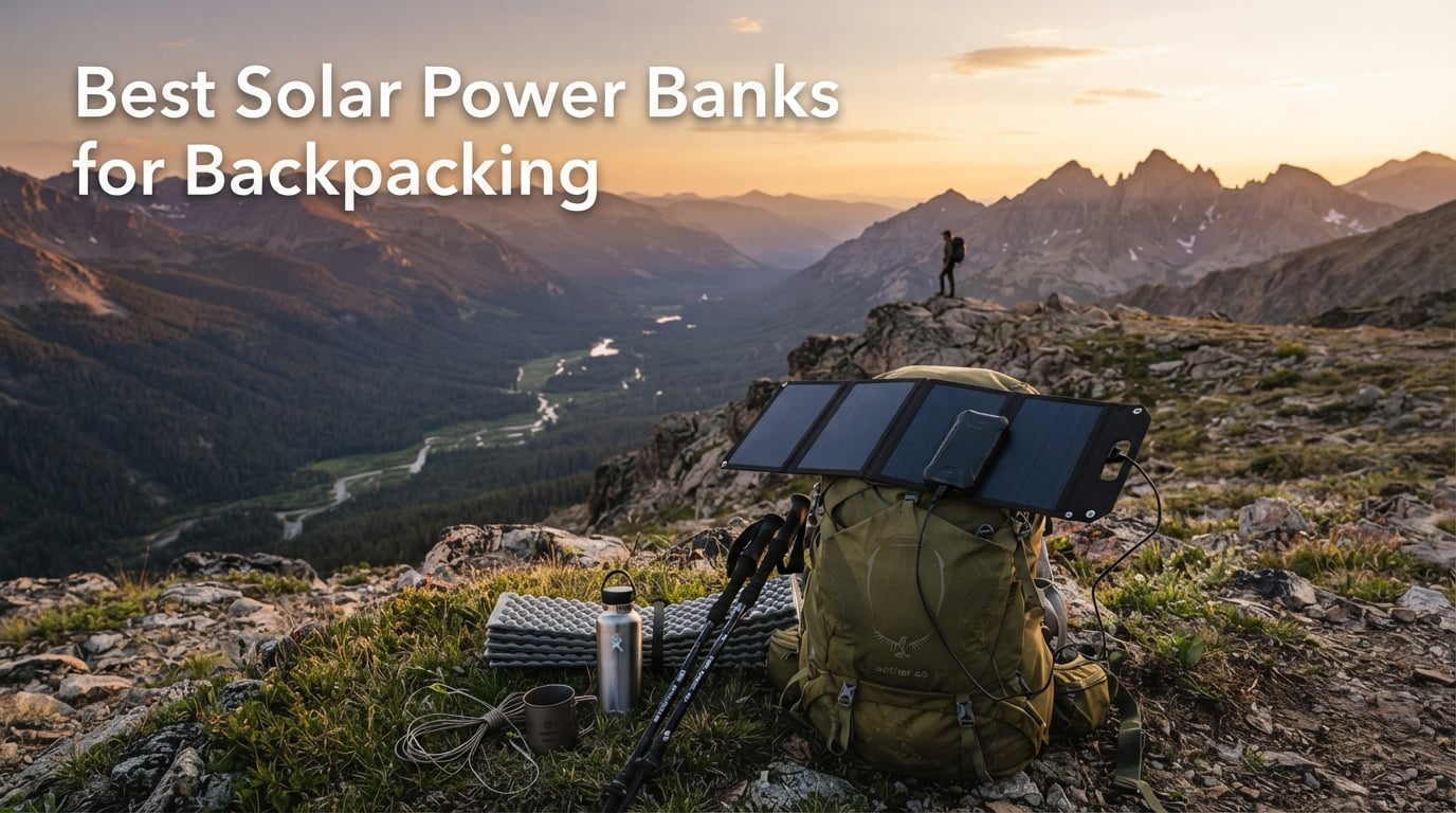 Best Solar Power Banks for Backpacking