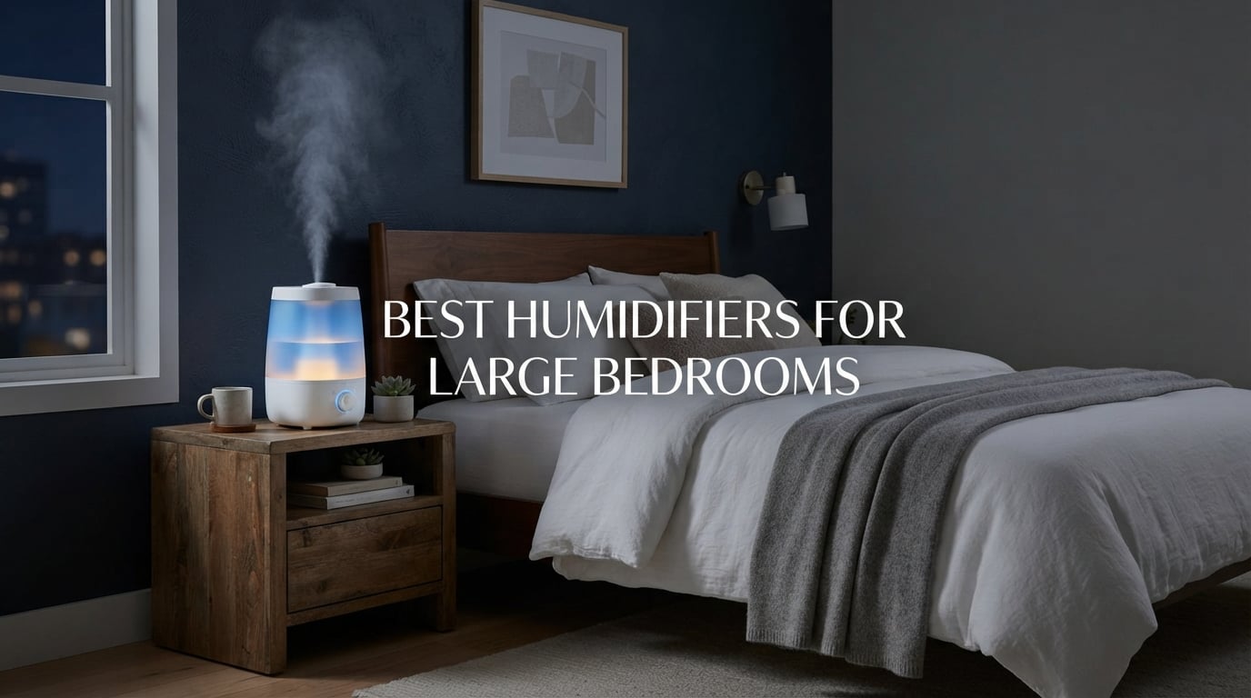 Best Humidifiers for Large Bedrooms