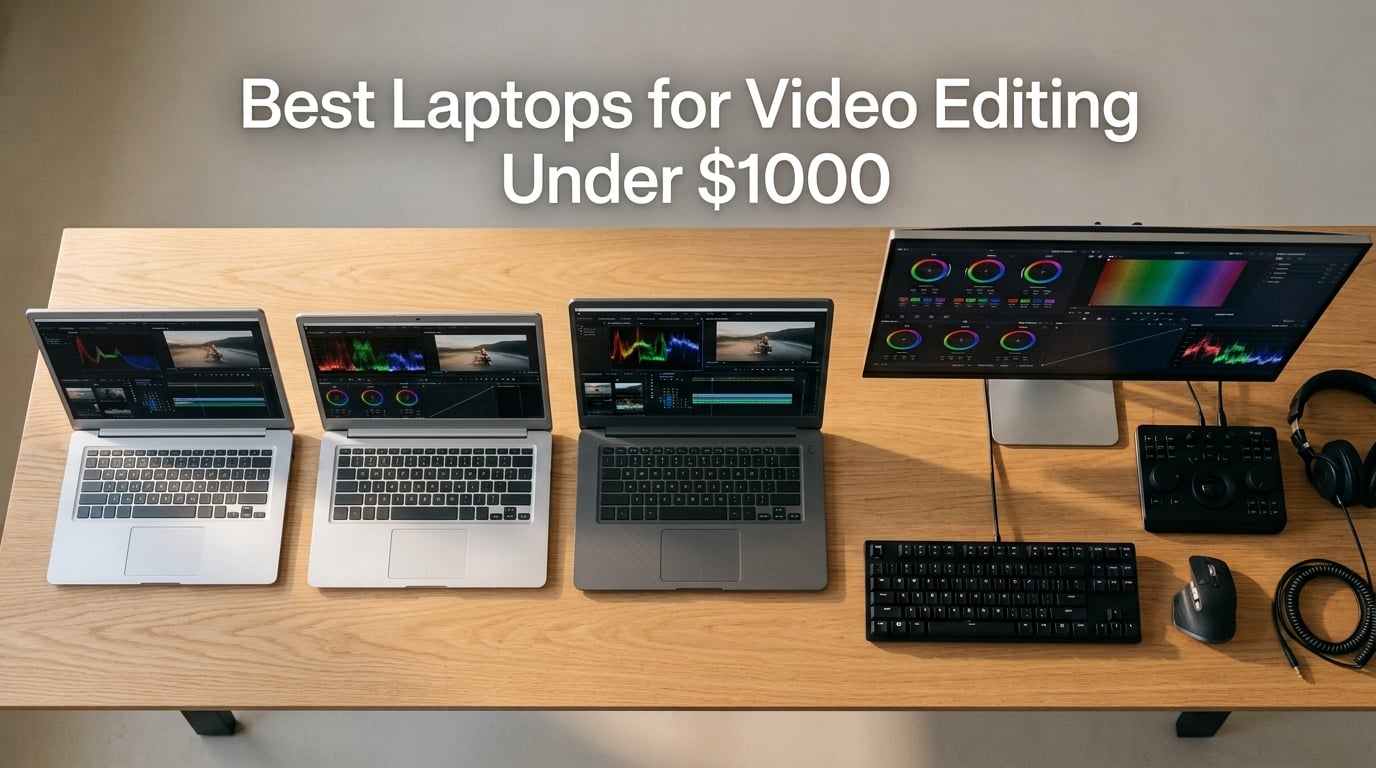 Best Laptops for Video Editing Under $1000