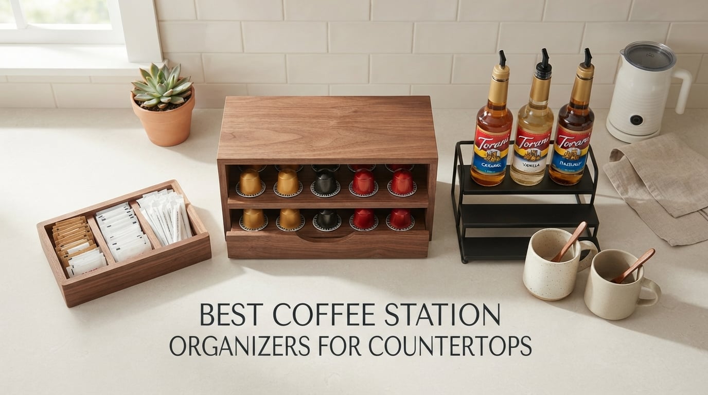 Best Coffee Station Organizers for Countertops