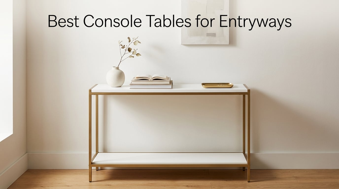Best Console Tables for Entryways