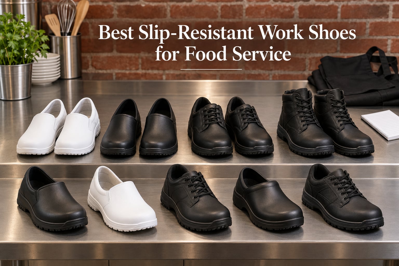 Best Slip-Resistant Work Shoes for Food Service