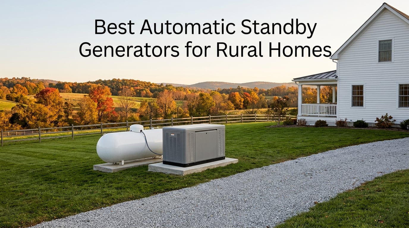 Best Automatic Standby Generators for Rural Homes