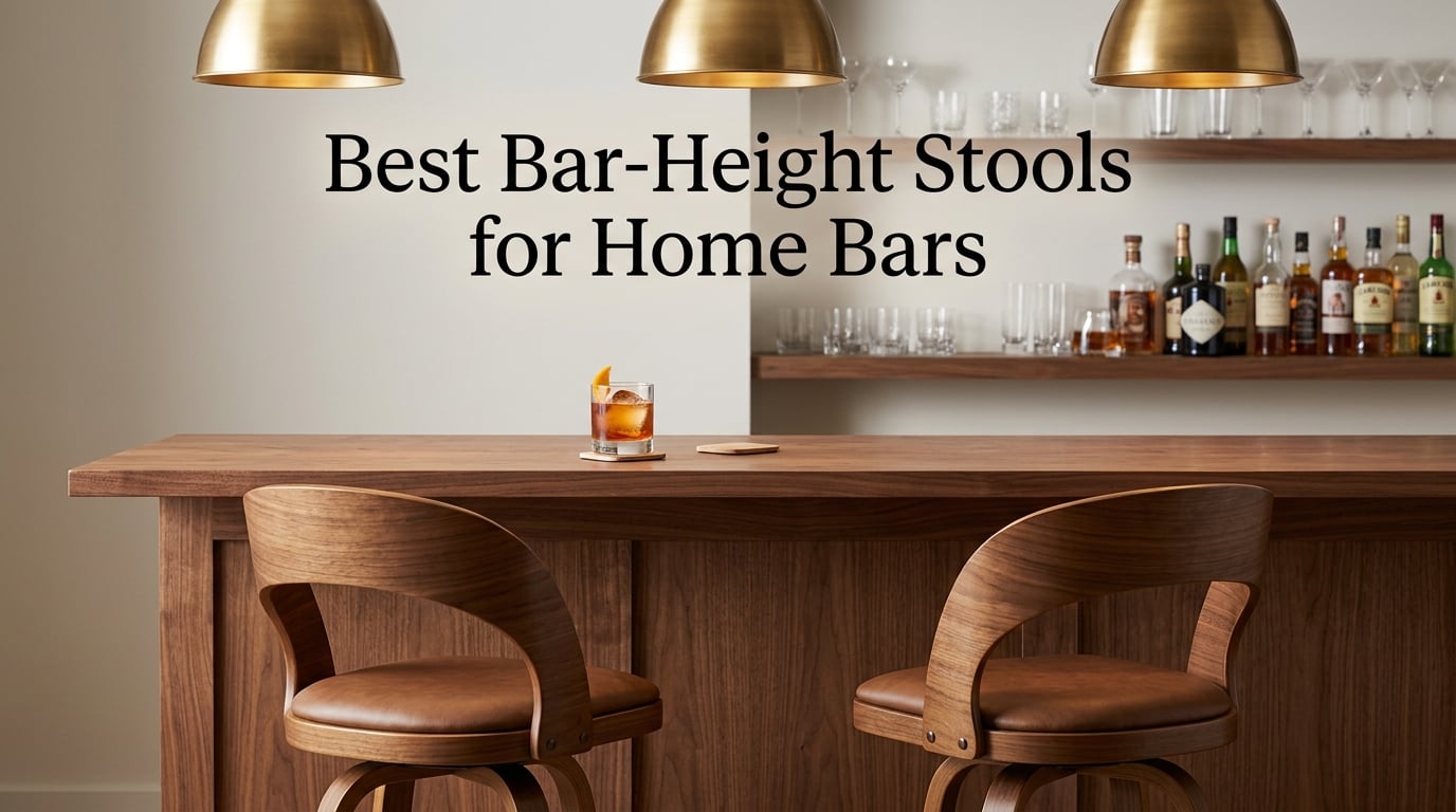 Best Bar-Height Stools for Home Bars