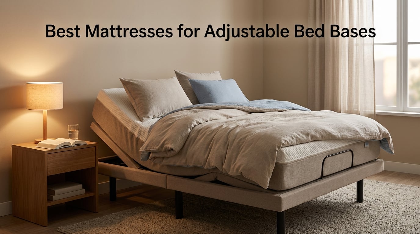 Best Mattresses for Adjustable Bed Bases