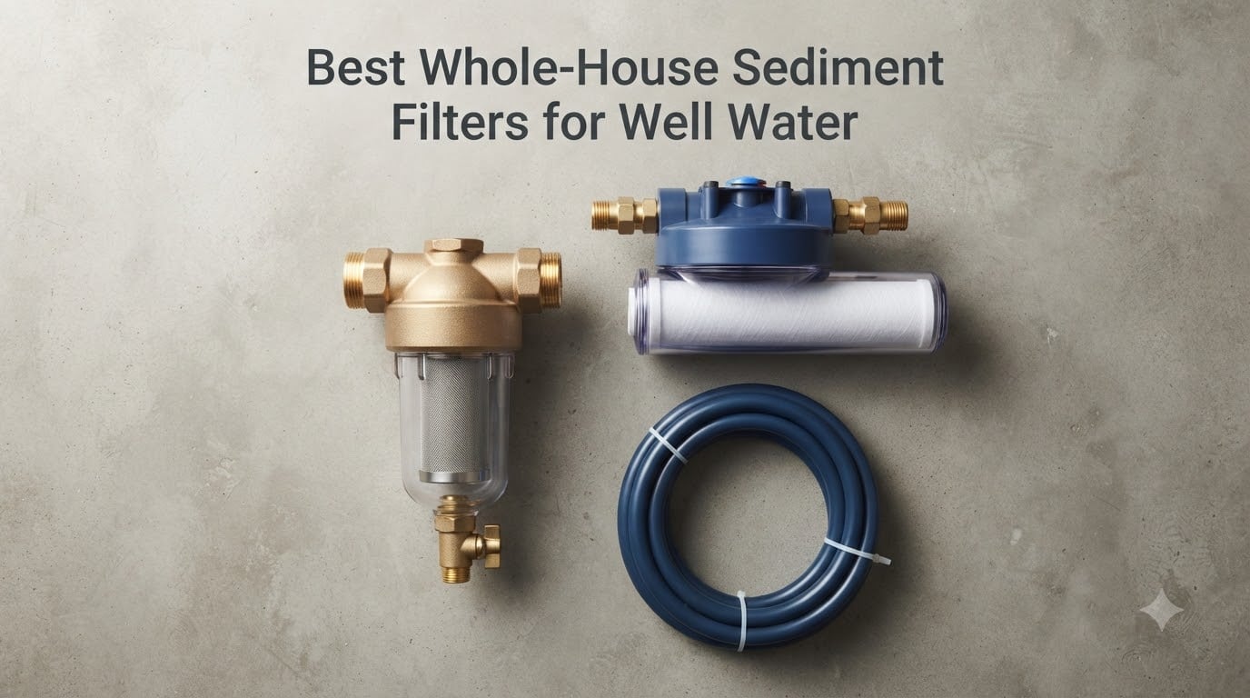 Best Whole-House Sediment Filters for Well Water