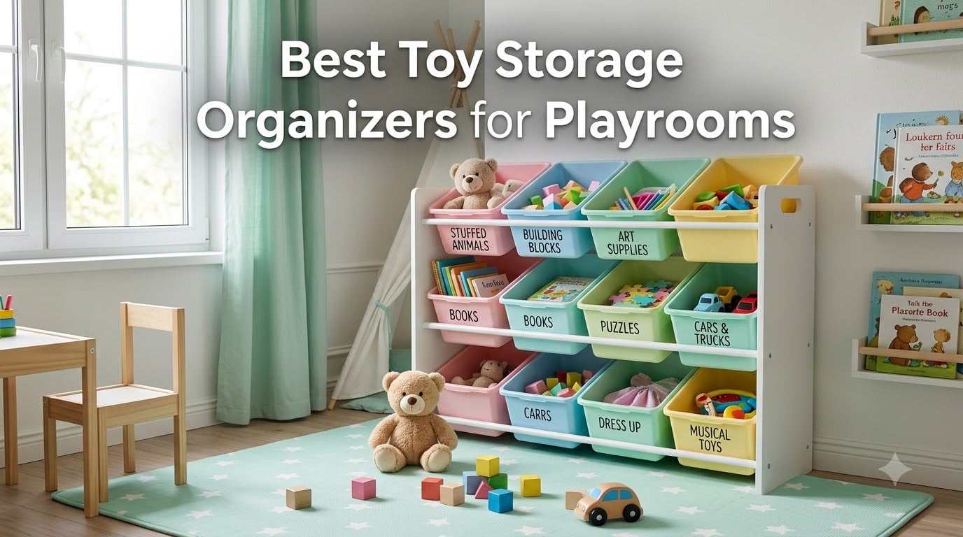 Best Toy Storage Organizers for Playrooms
