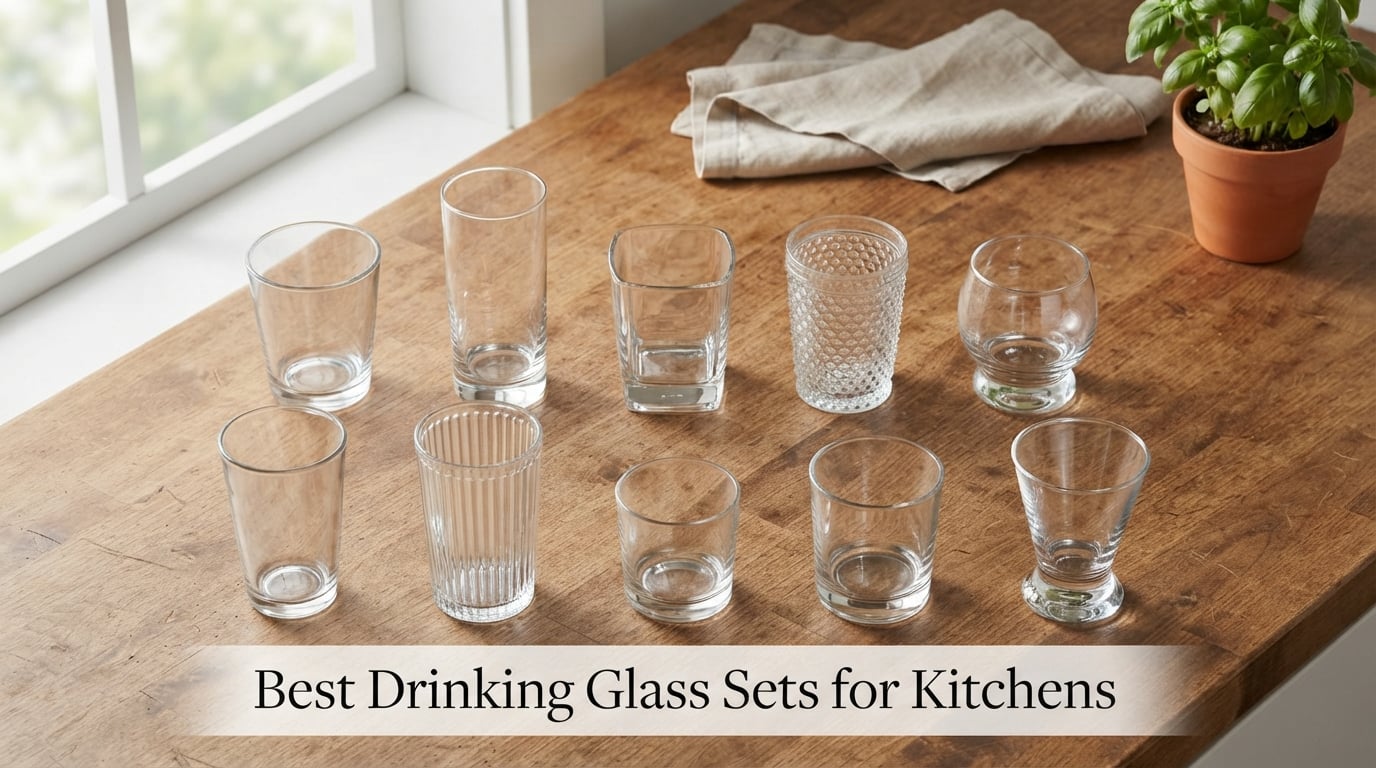 Best Drinking Glass Sets for Kitchens