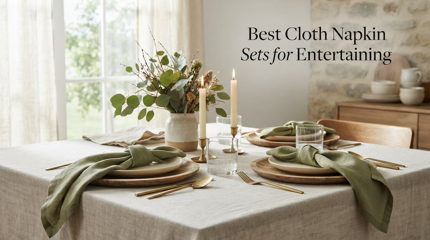Best Cloth Napkin Sets for Entertaining