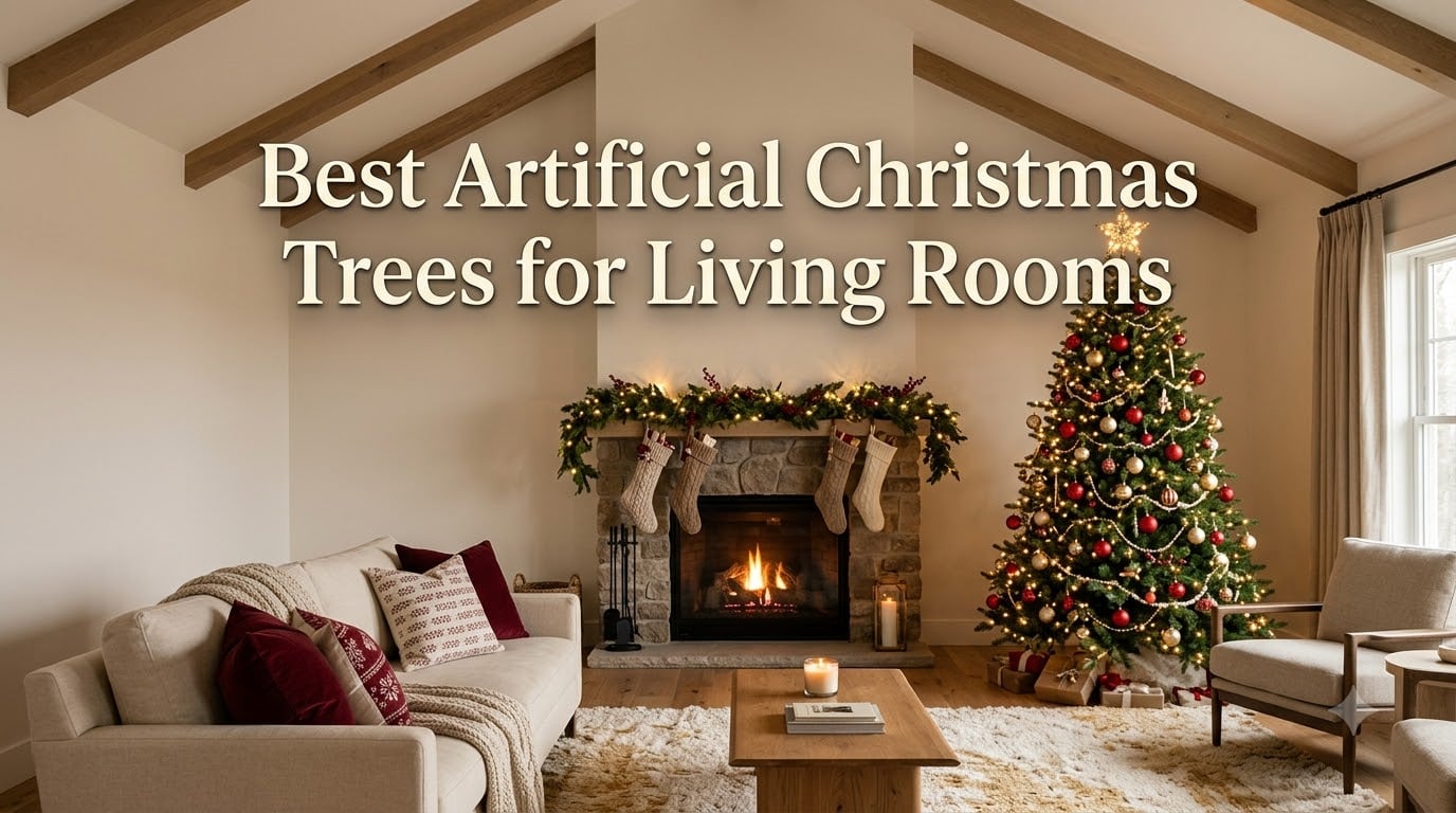 Best Artificial Christmas Trees for Living Rooms
