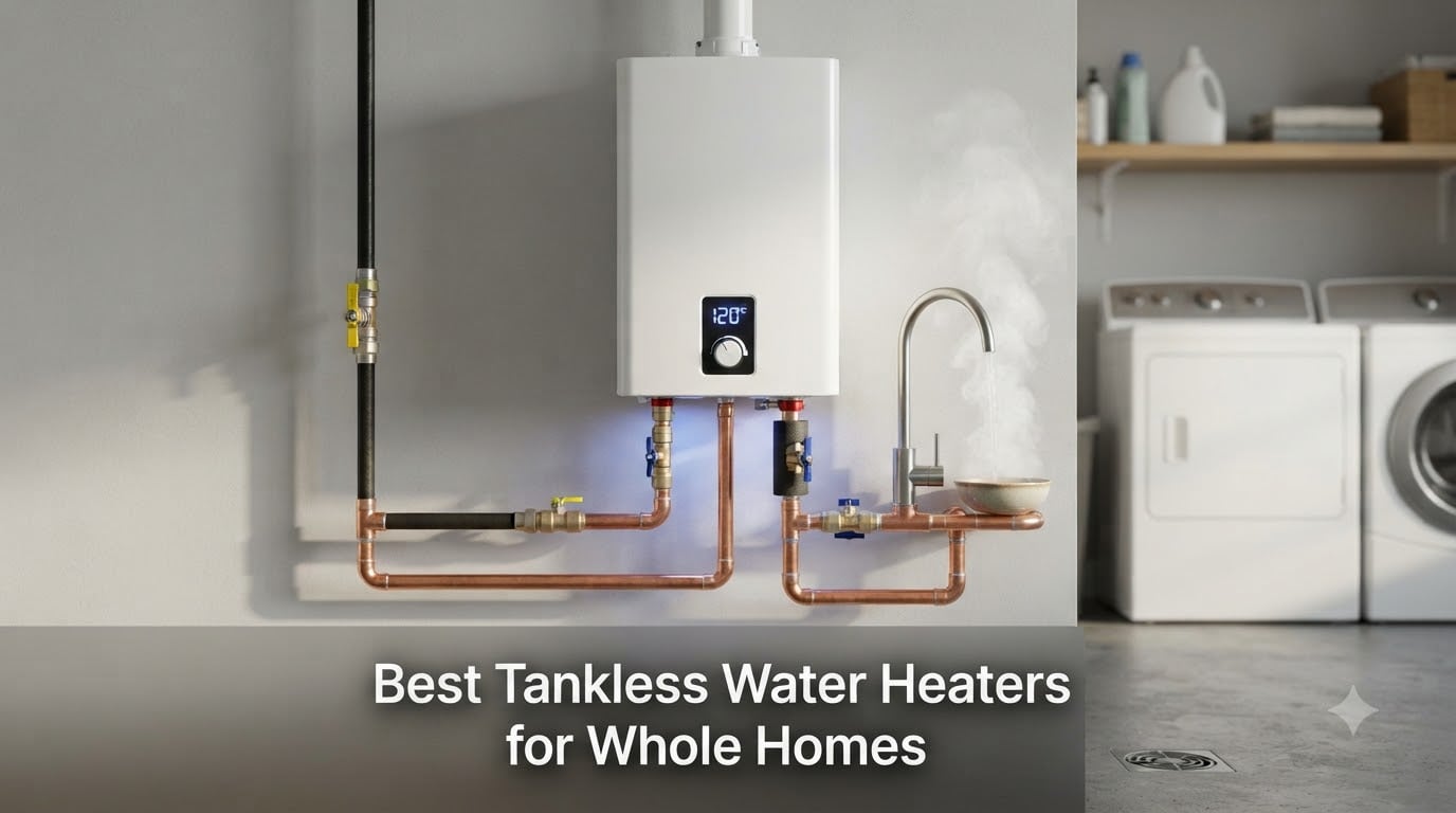 Best Tankless Water Heaters for Whole Homes