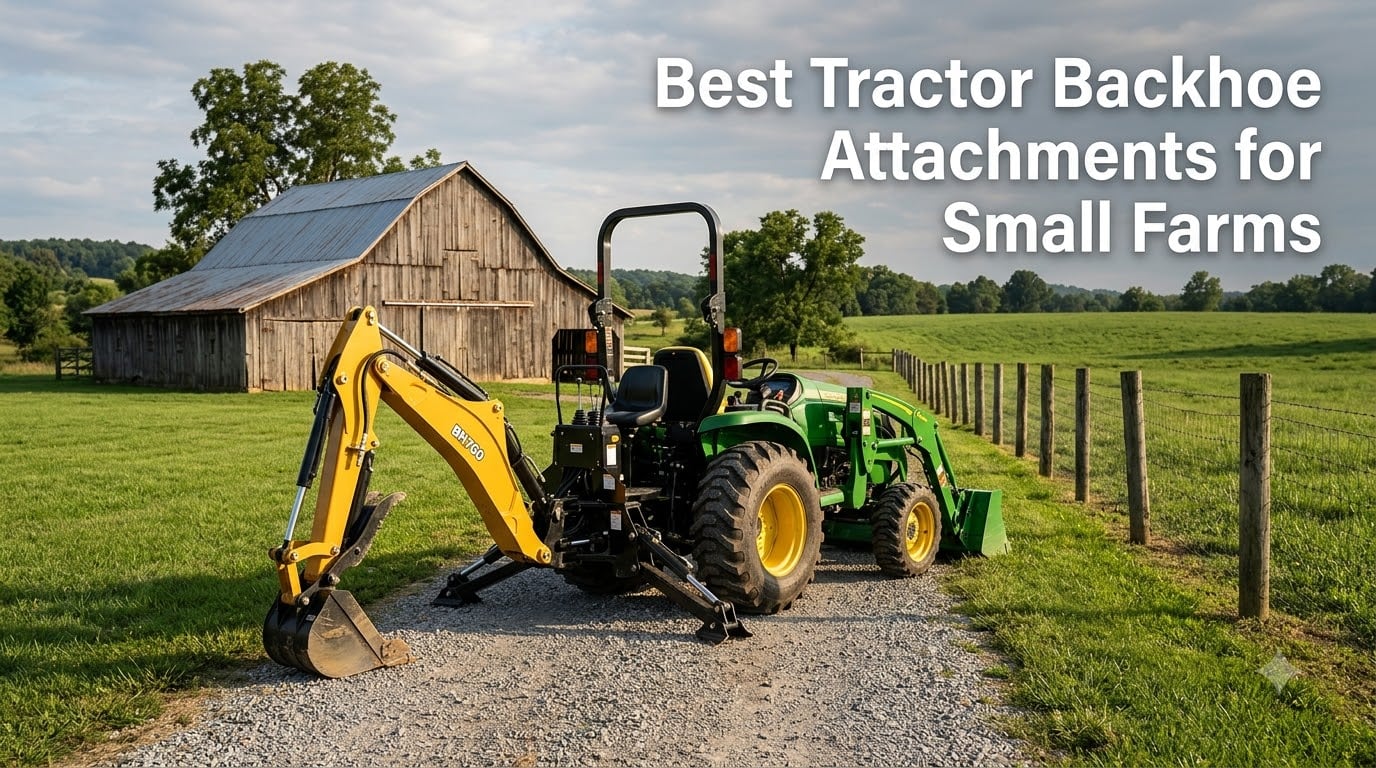 Best Tractor Backhoe Attachments for Small Farms