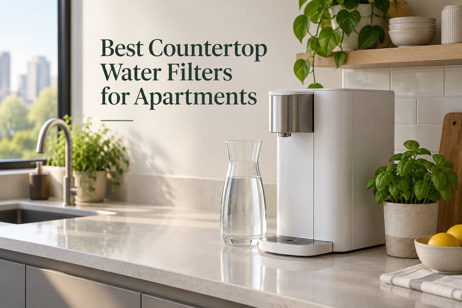 Best Countertop Water Filters for Apartments