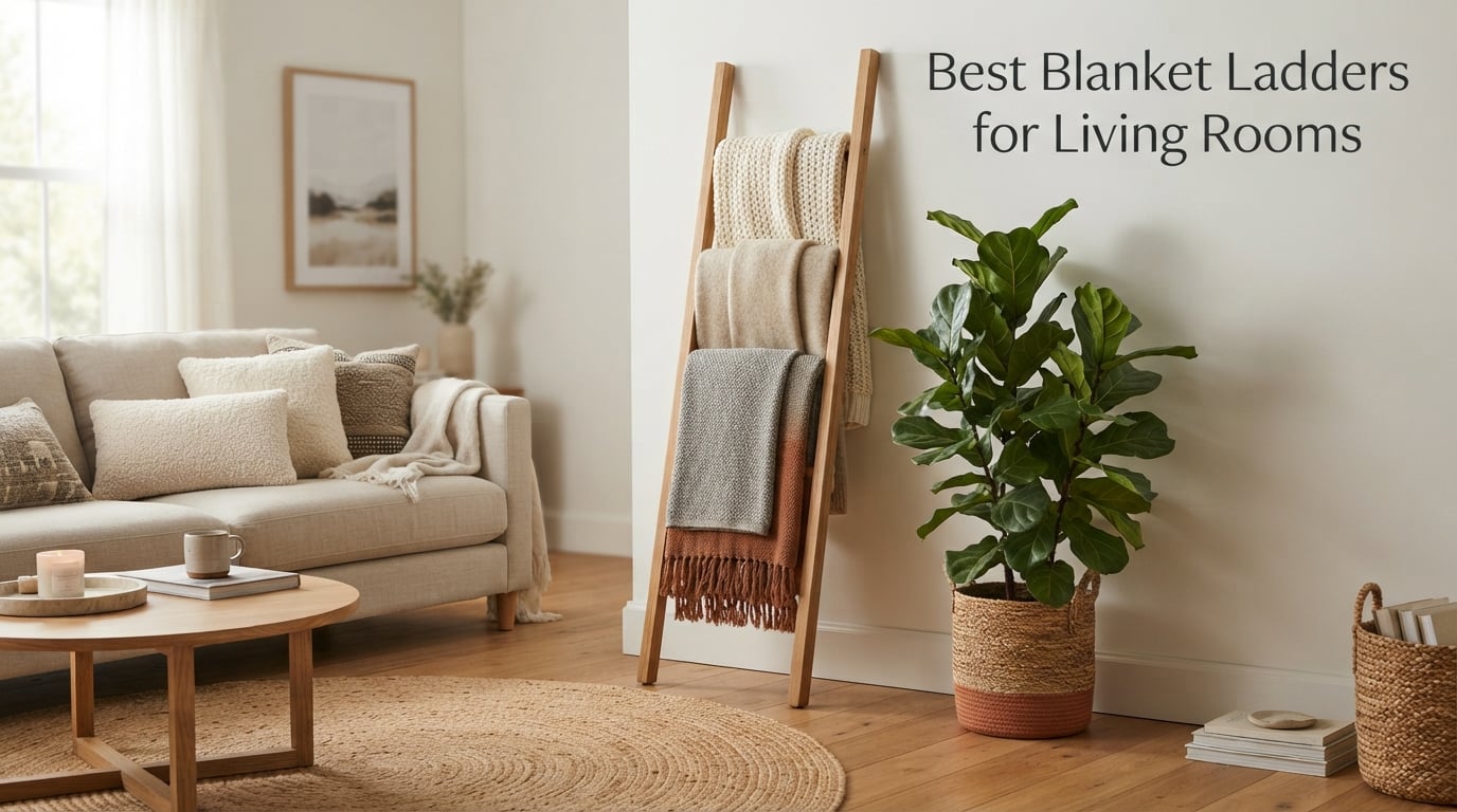 Best Blanket Ladders for Living Rooms