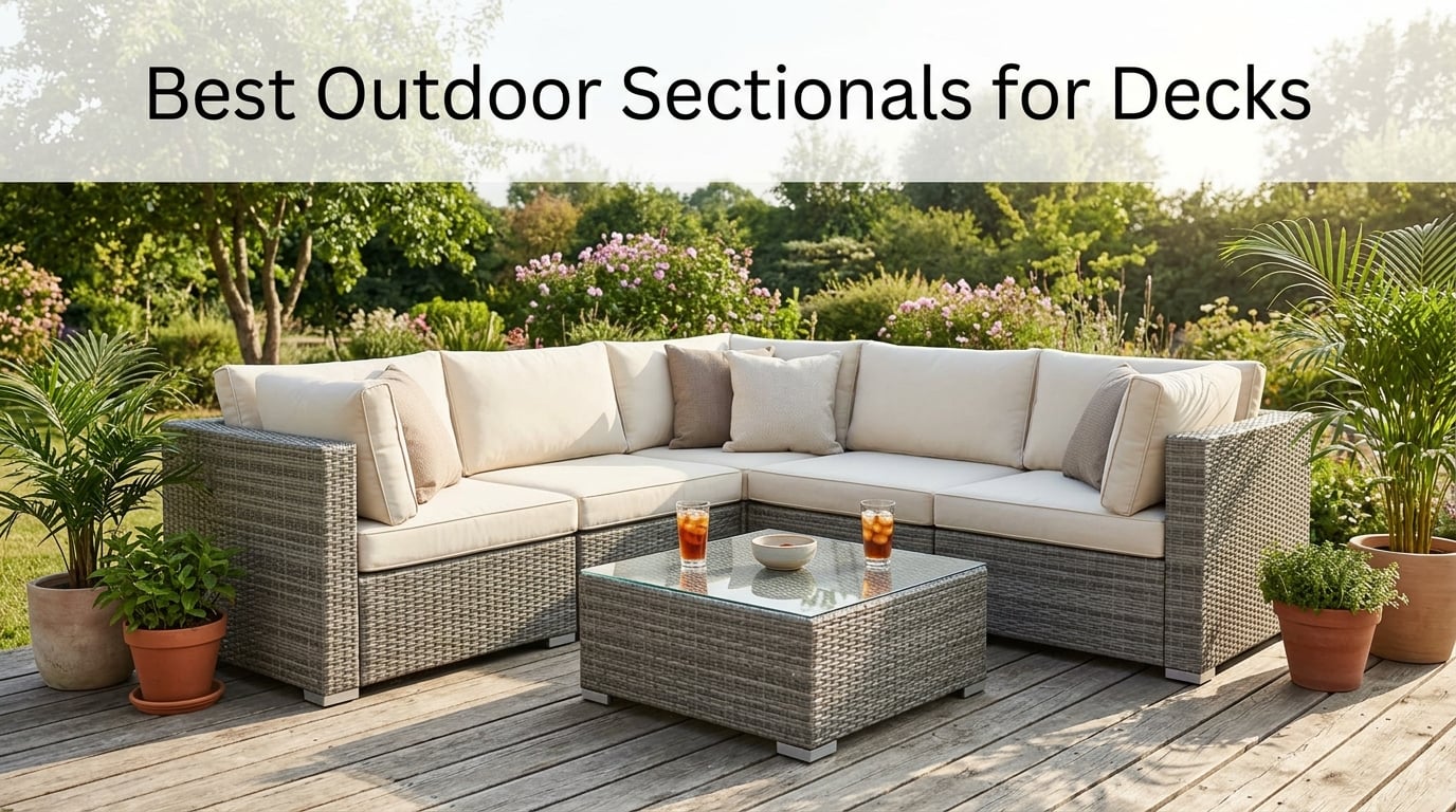 Best Outdoor Sectionals for Decks