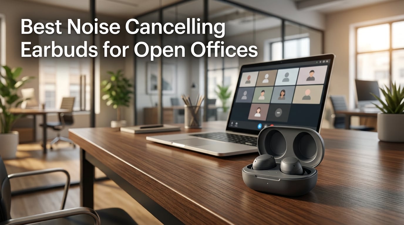 Best Noise Cancelling Earbuds for Open Offices
